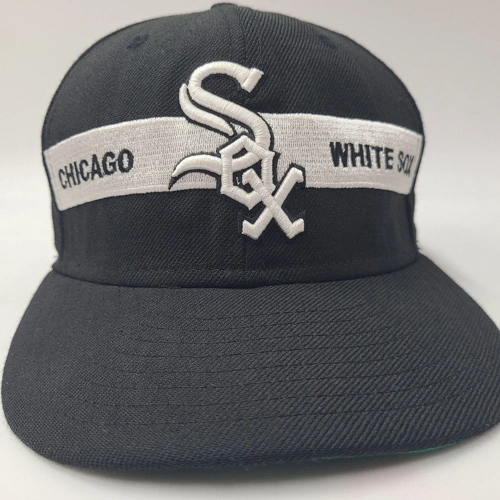 Chicago White‎ Sox Hat Snapback New Era 9Fifty Black White MLB Baseball Wool Men